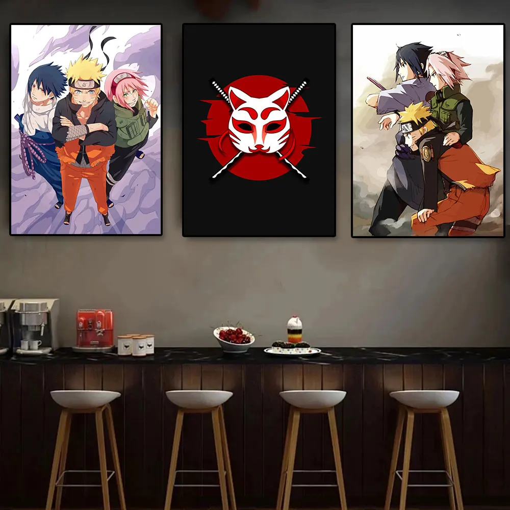 

Naruto Canvas Painting Wall Art Itachi Haruno Sakura Posters and Prints Pictures for Living Room Bedroom Home Decoration Cuadros