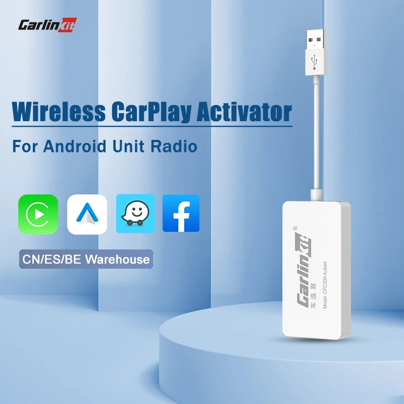 Carlinkit 2 0 Беспроводной Apple CarPlay Dongle Android авто для автомобильный Головной блок Plug and