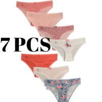 cotton panties women 100 coton organic 7 piece colorful sexy slimming underwear brief english made comfort underpant