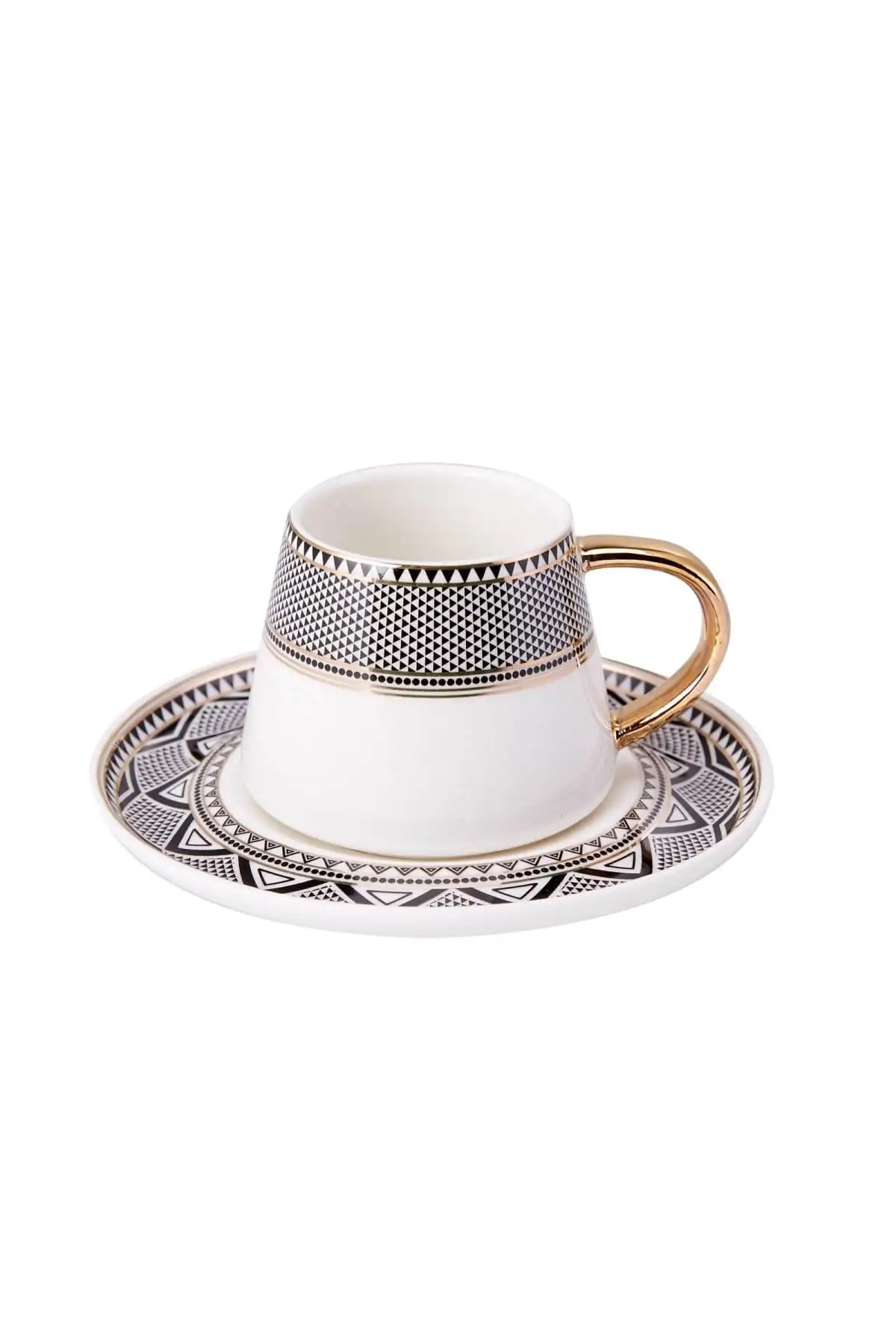 

Porcelain Globe Coffee Cup Luxury Set Of 12 Quality Saucer Holders Turkish Coffee Tea Cups with Saucers Plate Dish Kitchenware