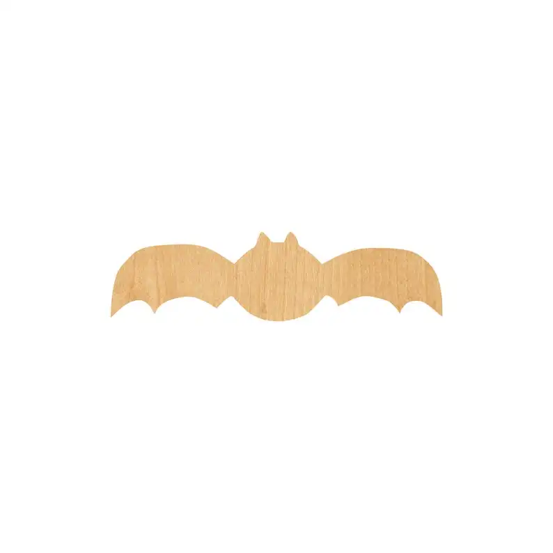 

Bat 6 Laser Cut Out Wood Shape Craft Supply - Unfinished