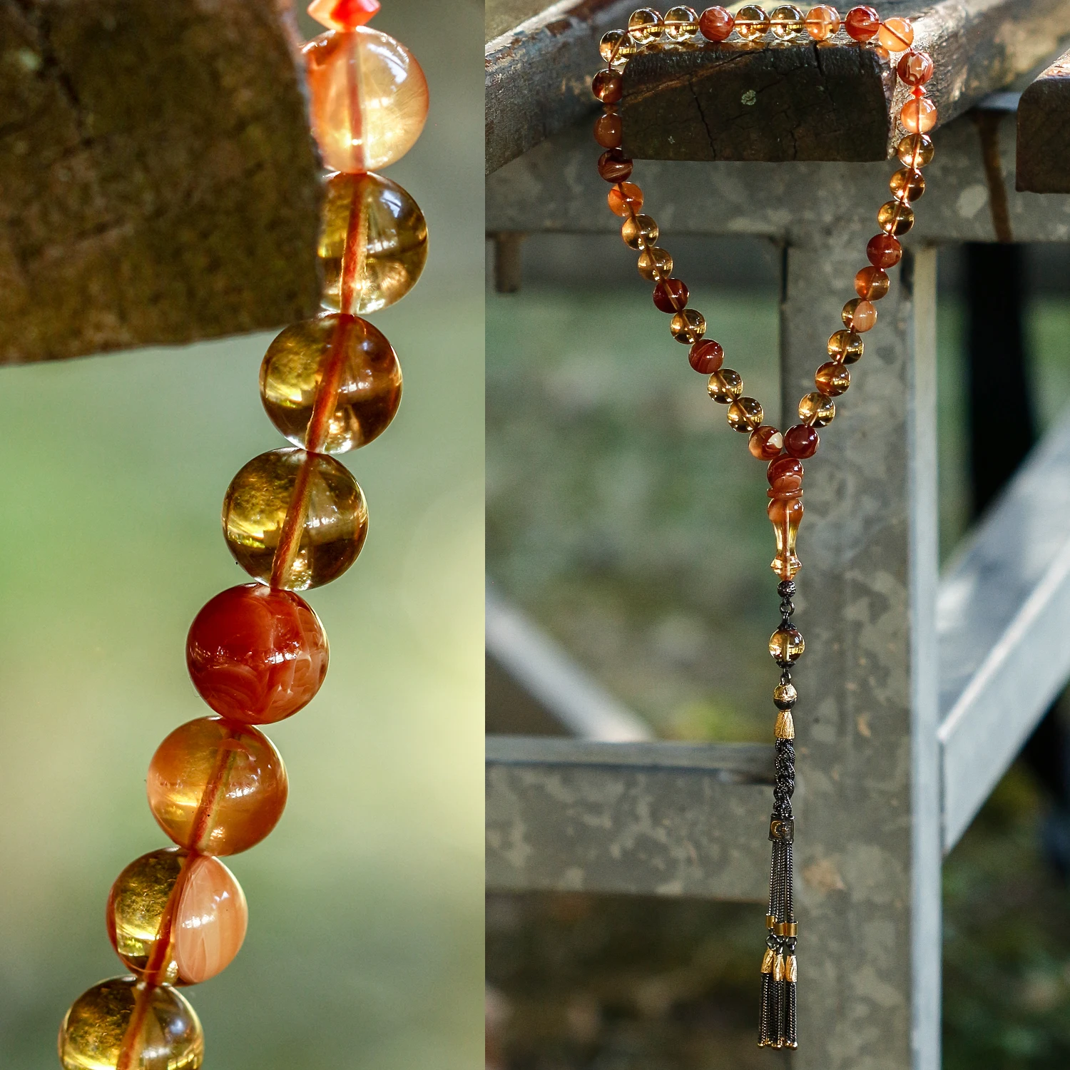 

Marble Cut Silver Whip Tightened Amber Tasbih Fashion Turkish Premium Quality Handmade Jawelery