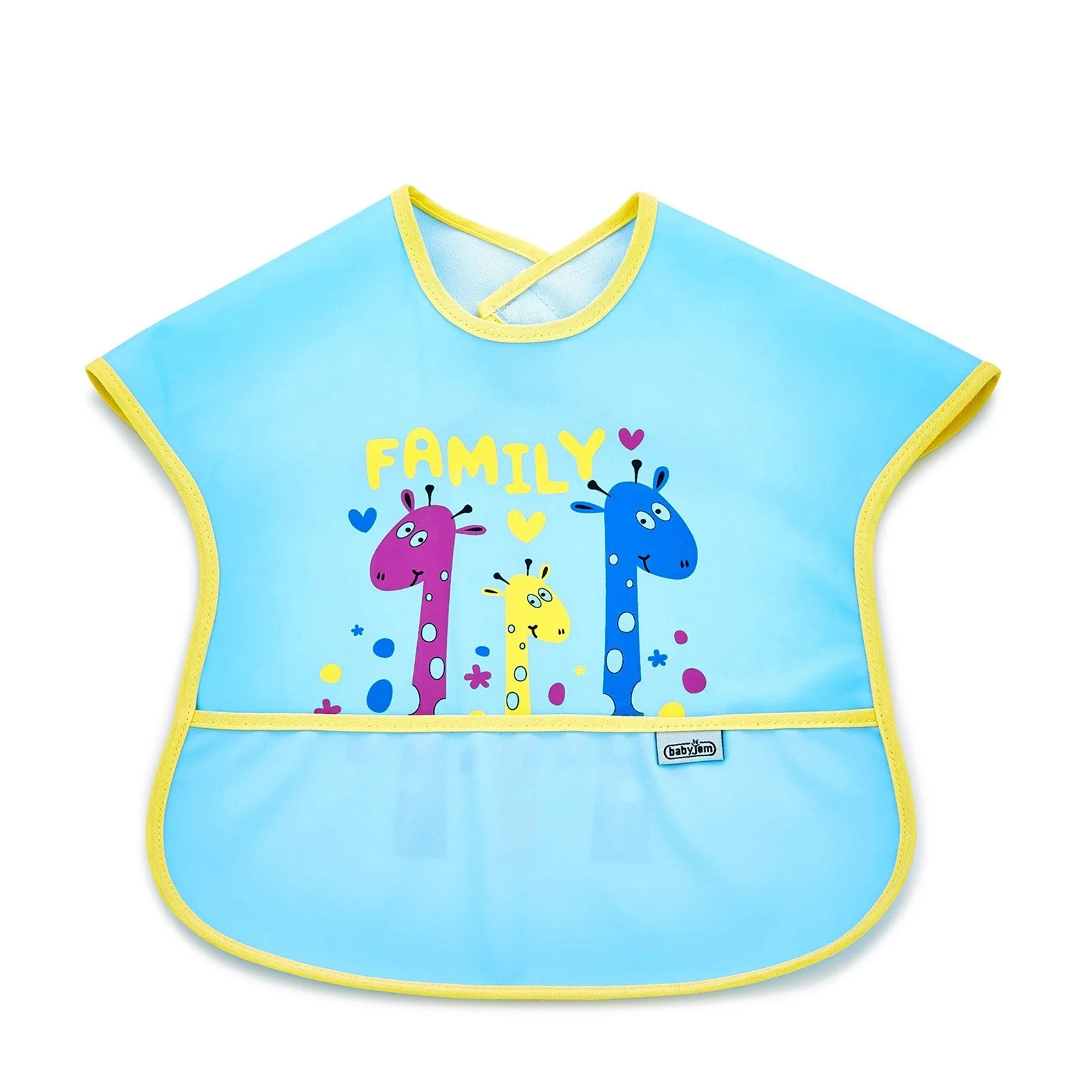 Ebebek Babyjem Happy family Печатный поли большой брезент детский передник для