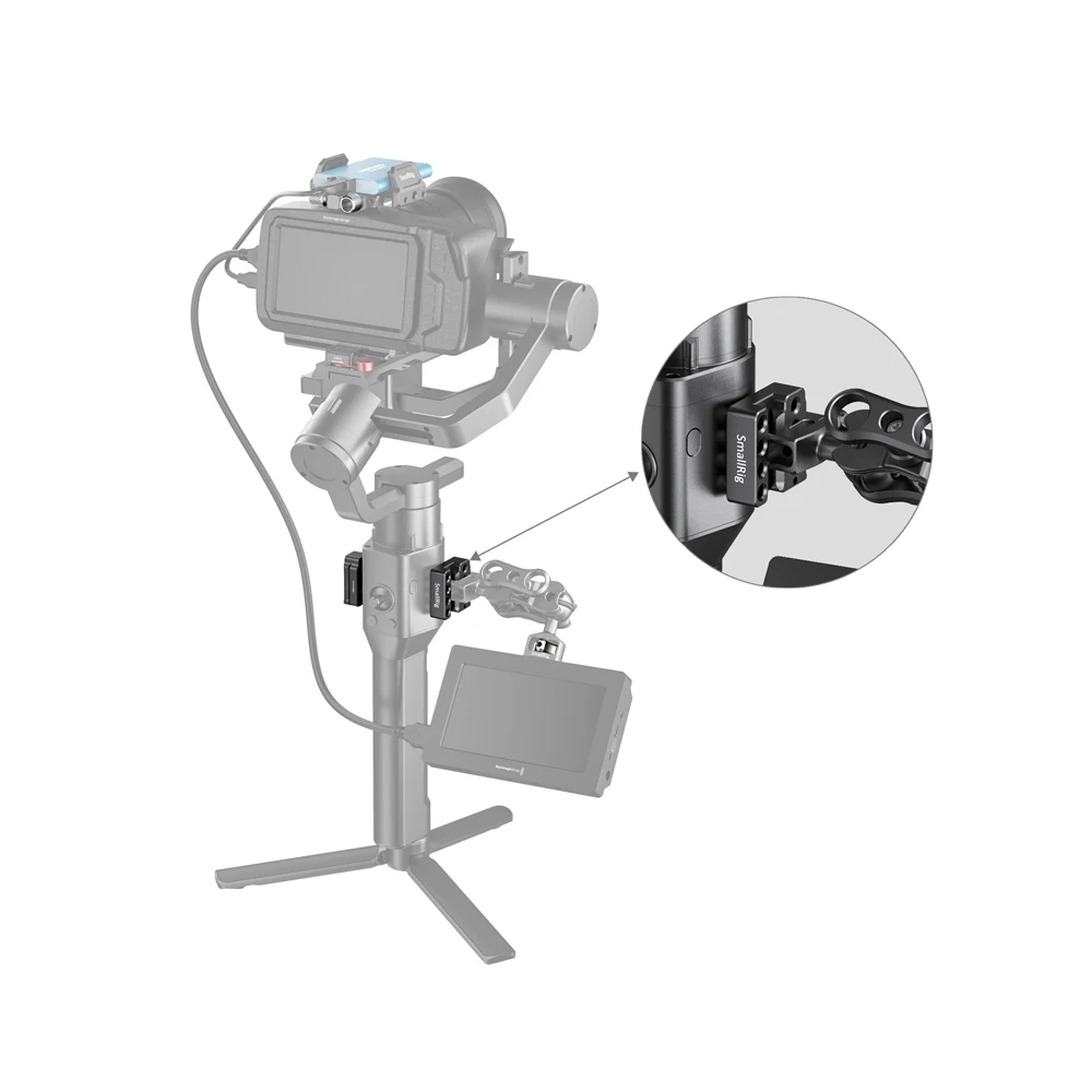 SmallRig 2 шт. Монтажная пластина для DJI Ronin S ручная Карданная с направляющими Nato и
