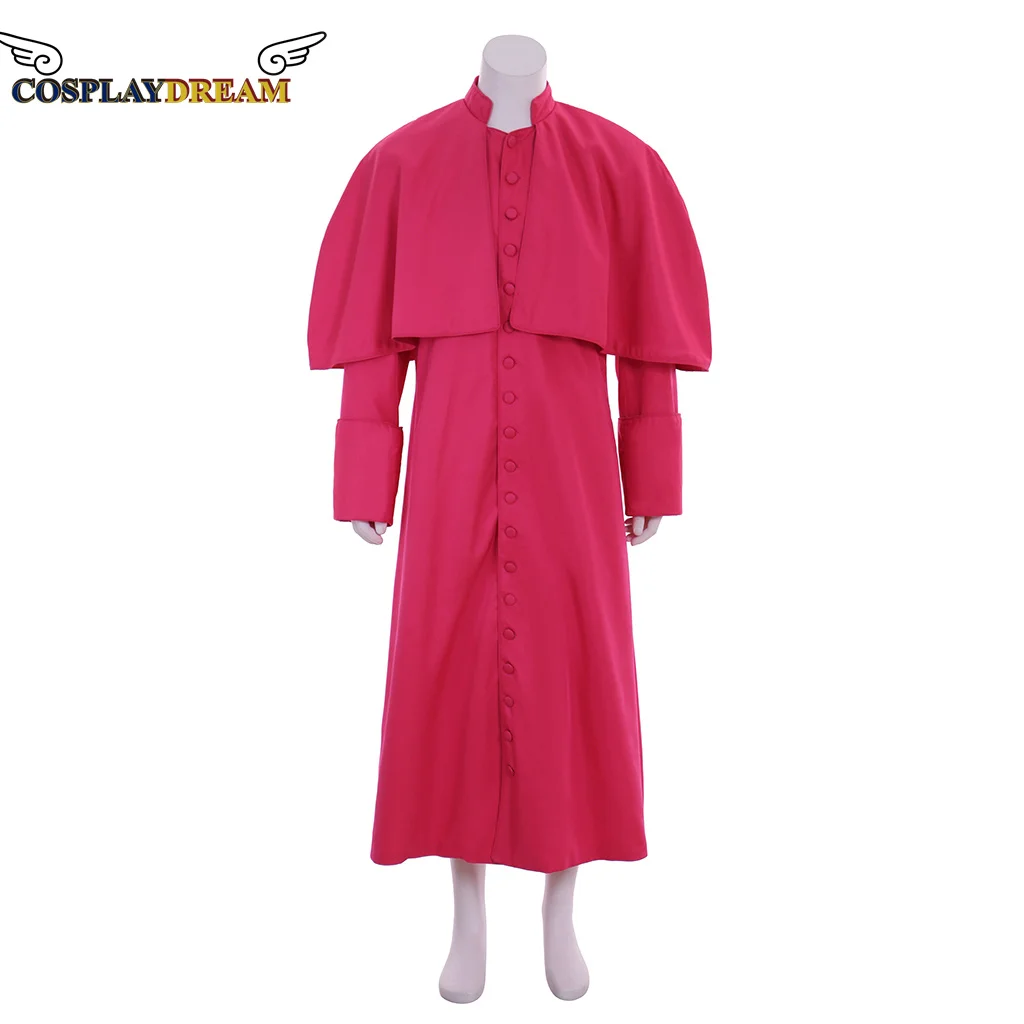 Косплей мечта Римский красный священник касканчик Костюм средневековый мужской