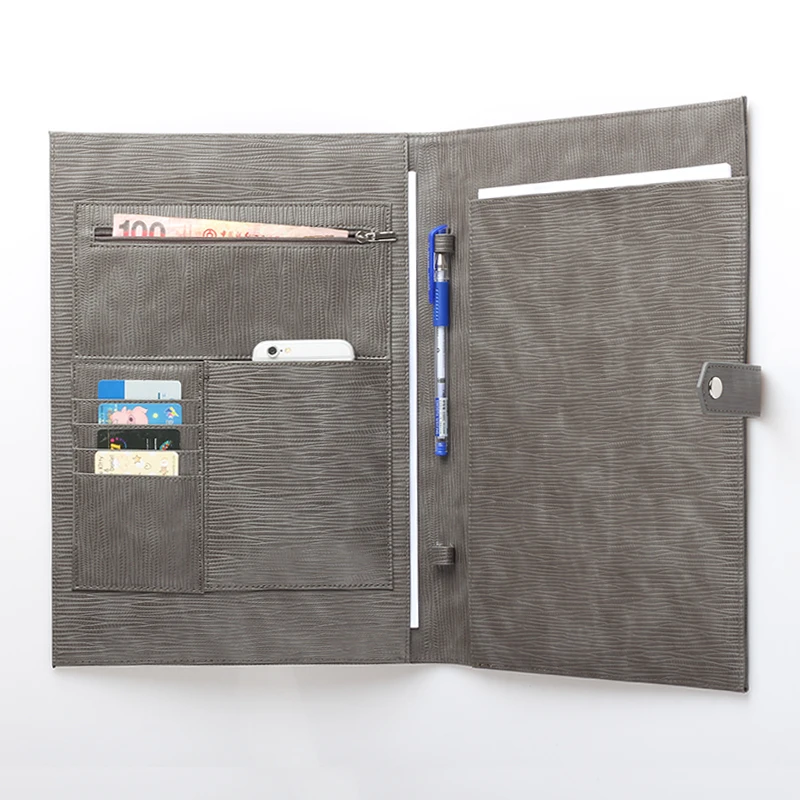 XMESSUN Модные индивидуальные папки для файлов сумка ноутбука с вышитыми змеиными