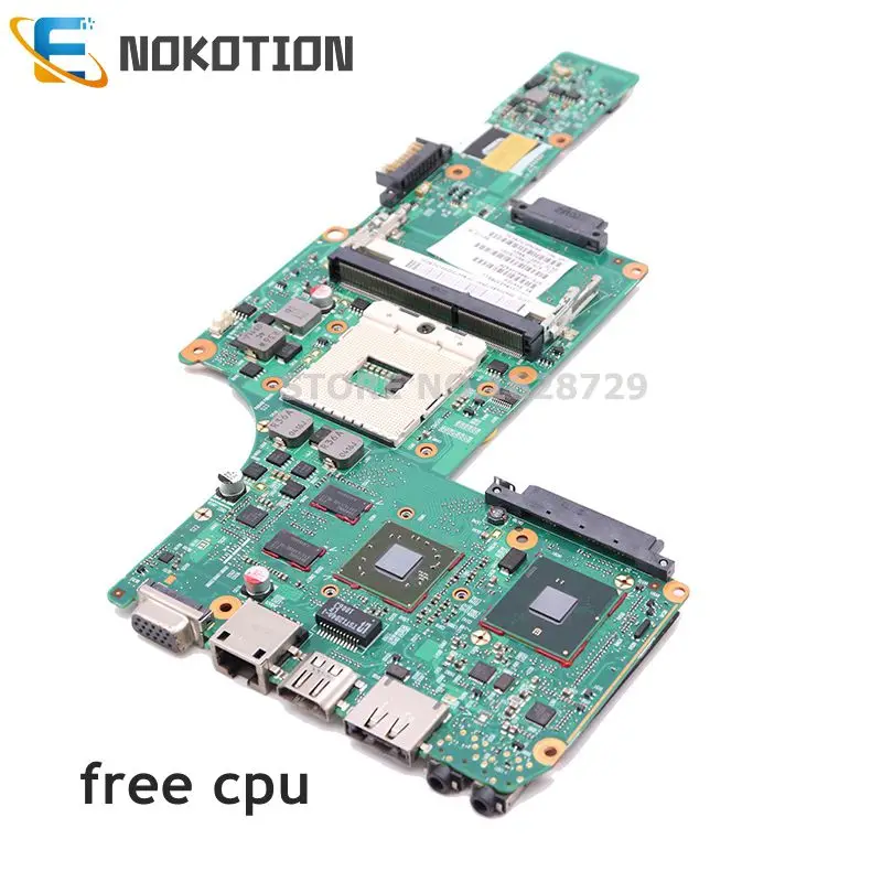 NOKOTION для ноутбука Toshiba satellite L630 материнская плата HD4500 HM55 DDR3 Бесплатный процессор 6050A2338501-MB-A03 V000245110 1310A2338522
