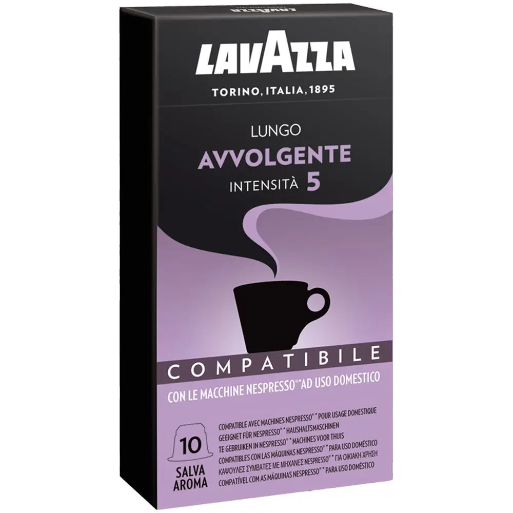 Кофе в капсулах Lavazza Lungo Avvolgente 10 шт | Продукты