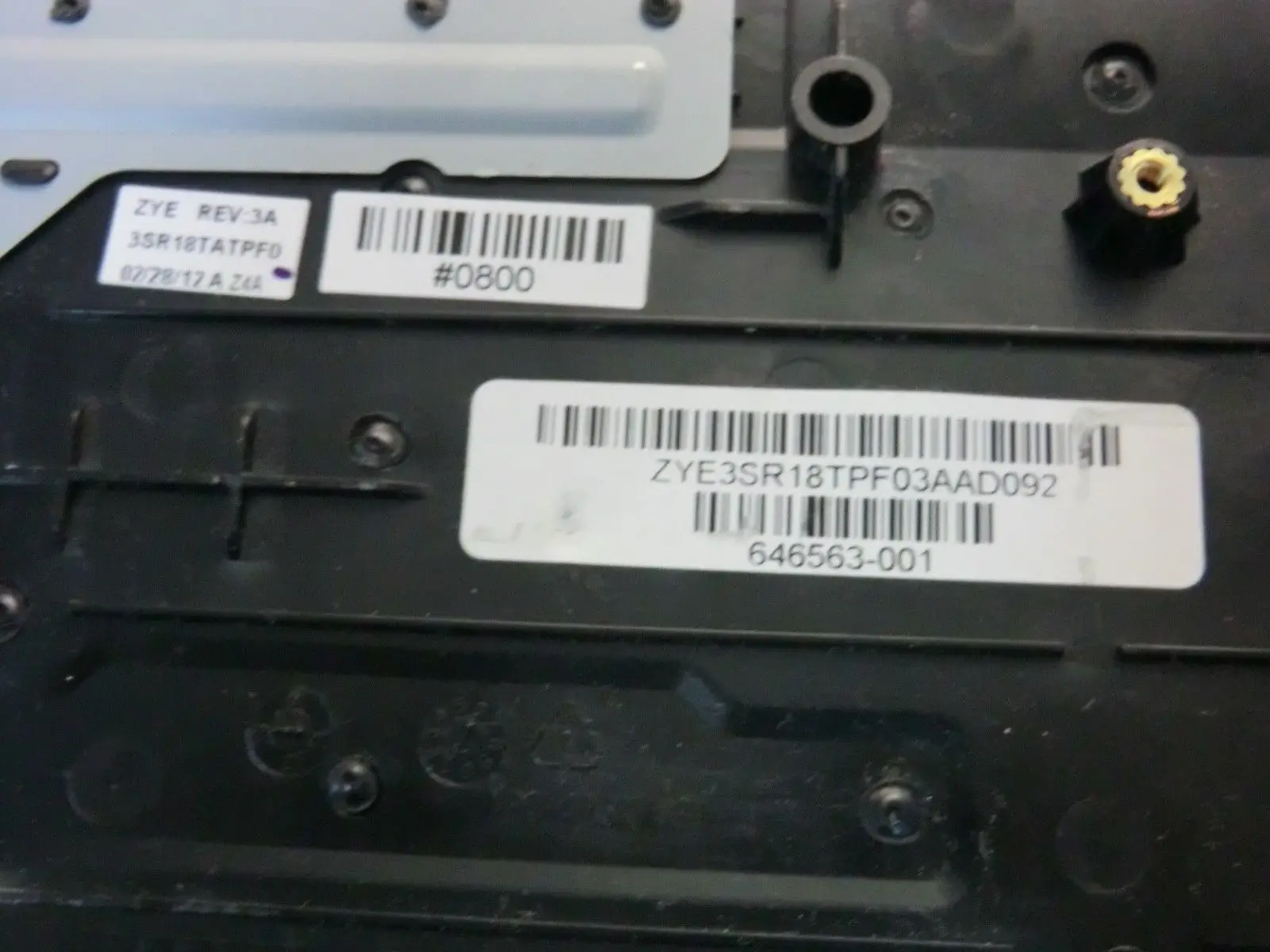 HP Pavilion G7 G7-1000 серии Крышка Палмрест Тачпад без клавиатуры 646563-001 3SR18TATPF0 |