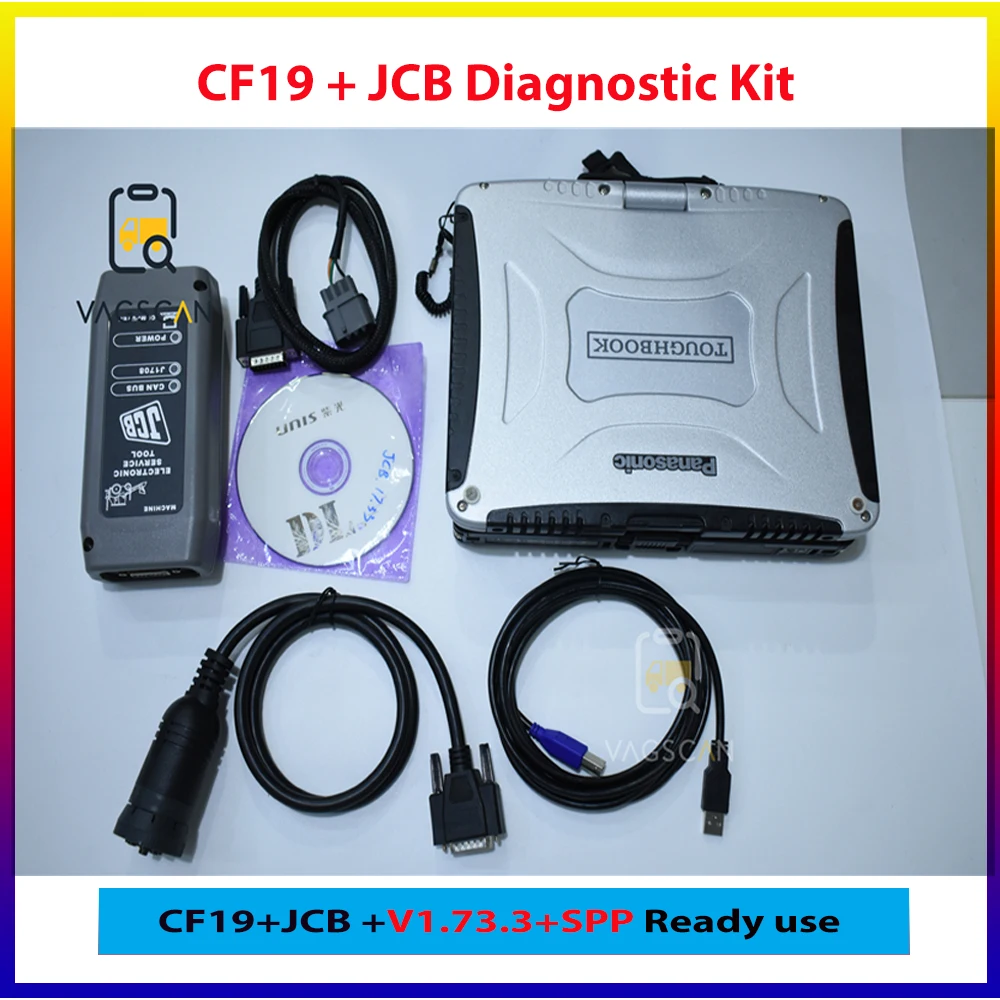 Диагностический набор для JCB Electronic Service Master V1.73.3 + Toughbook CF19 | Автомобили и мотоциклы