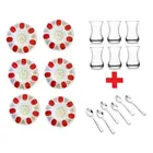 Турецкий комплект чайных чашек paabahce стеклянные чашки чая набор чайных чашек кружки для кофе Кубок турецкий чайный набор чайные кружки вид Бесплатная SHPPNG