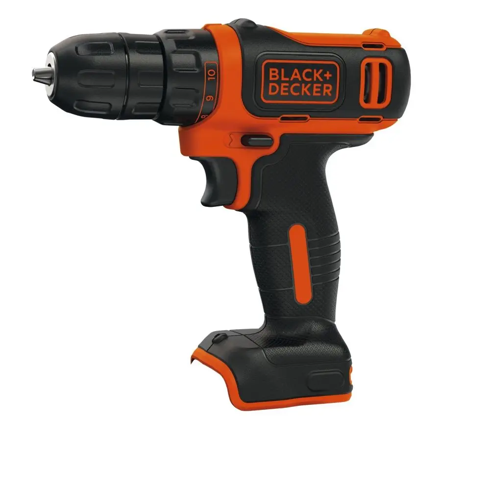 Компактная аккумуляторная дрель-шуруповерт BLACK+DECKER BDCDD12-QW 10.8В 11 установки кр.
