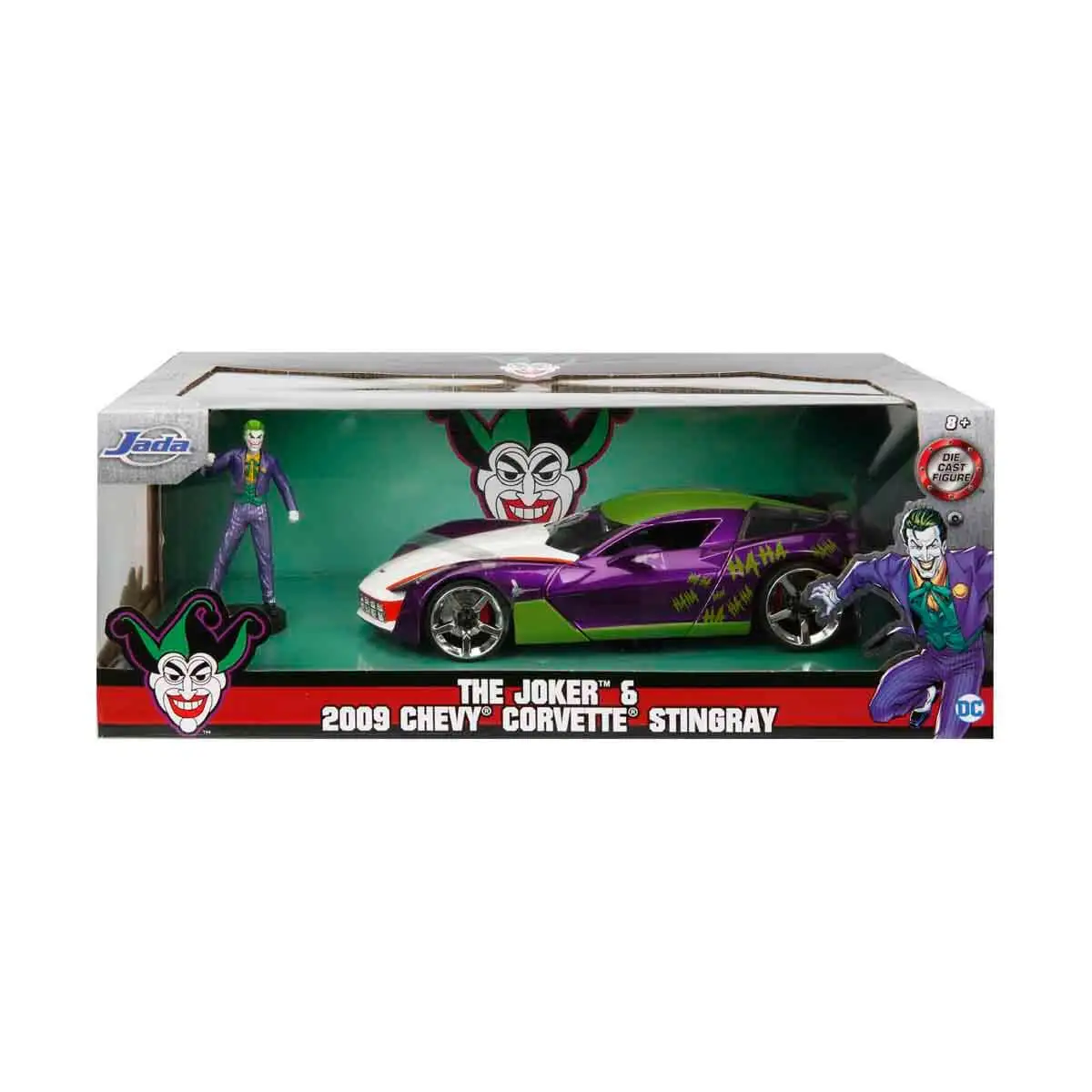 

Фигурка Джокера 1:24 и 2009 Chevy Corvette Stingray автомобиль