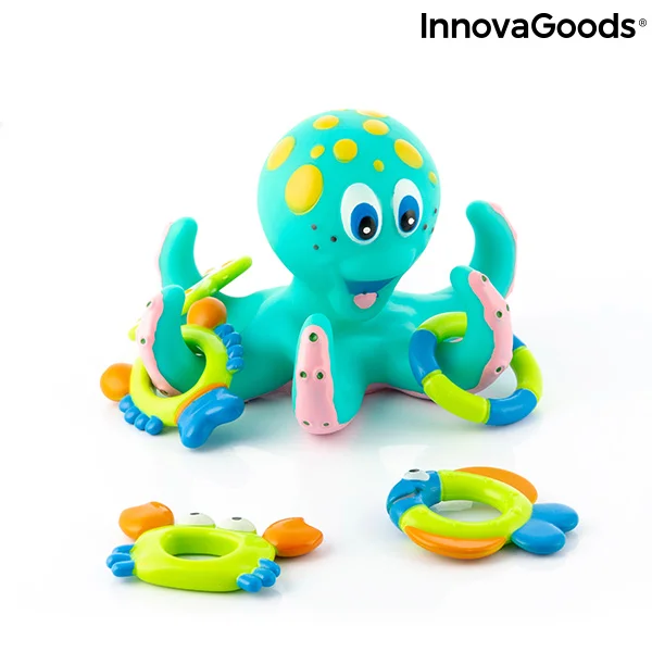 Плавающий Осьминог с кольцами Ringtopus InnovaGoods 6 штук|Игрушечная бытовая техника и