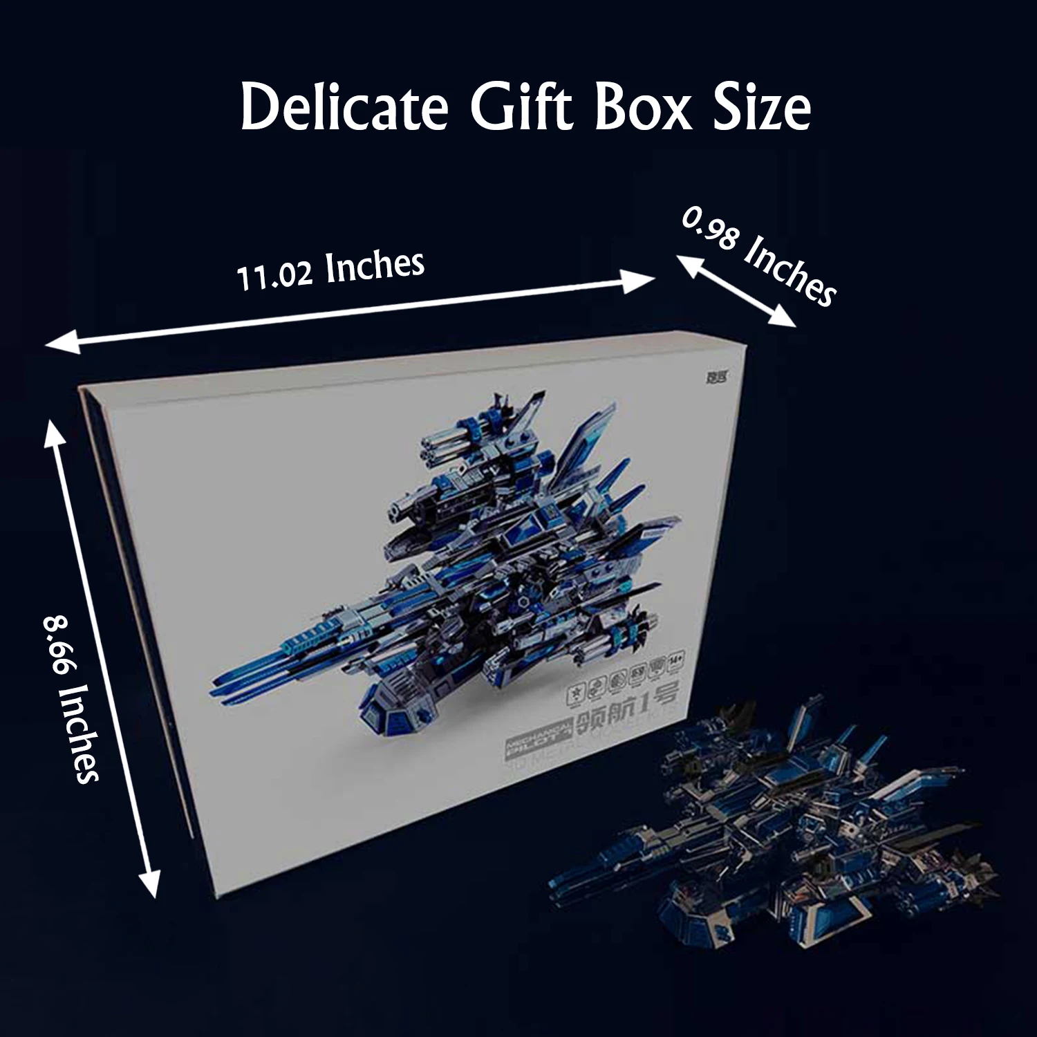 

Microworld 3D Puzzle Metal Mechanical Pilot 1 Spacecraft Model Kit Laser Cut Jigsaw Puzzle Learning Toys DIY For Adult D030