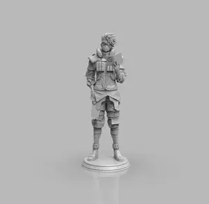 Фигурка из смолы Какаши 145мм неокрашенная 0021