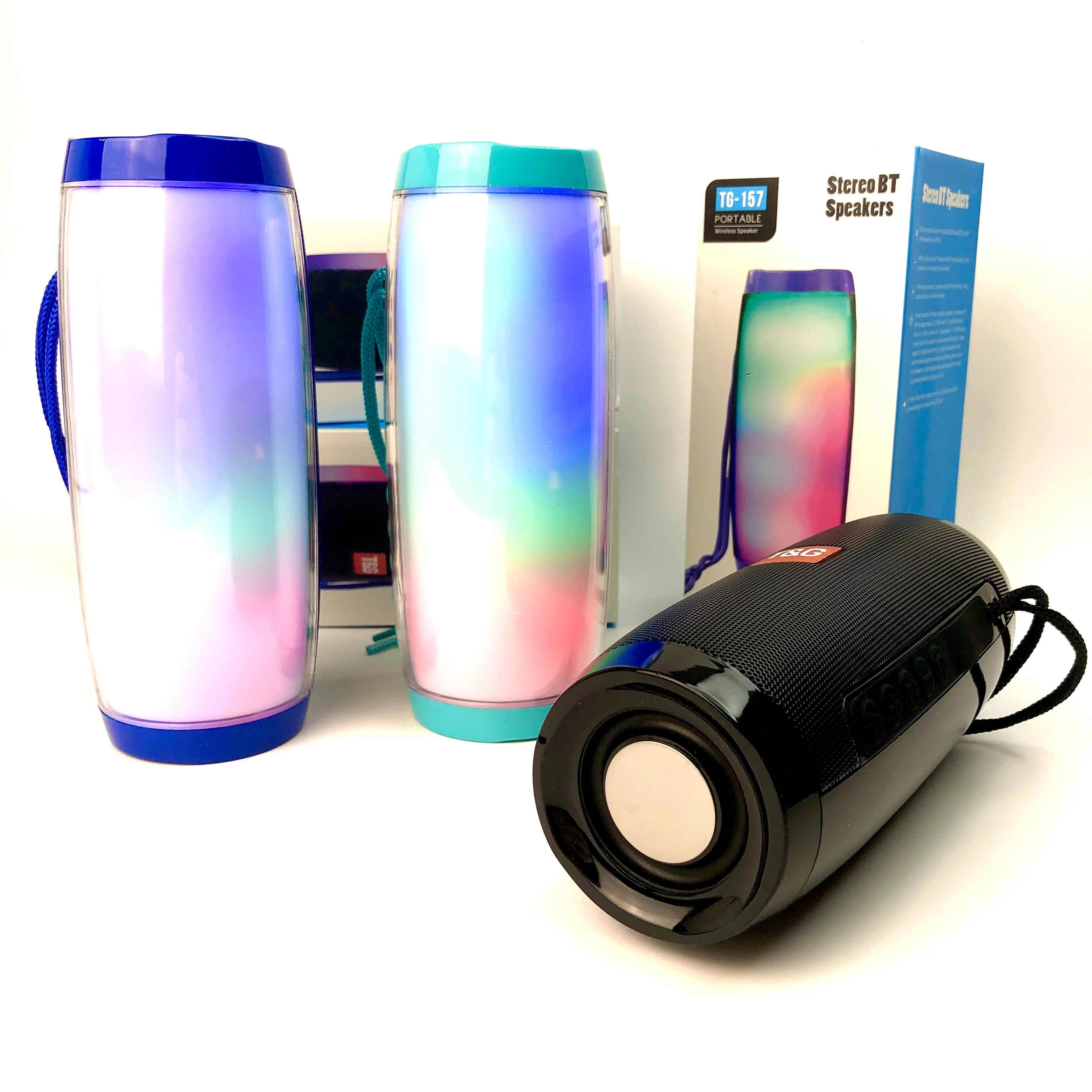 Портативная BlueTooth колонка TG157 c динамической подсветкой |