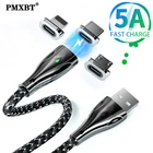 Магнитный кабель USB Type-C, Micro USB, 5 А, для iPhone 13, Huawei, Honor, Xiaomi, Redmi