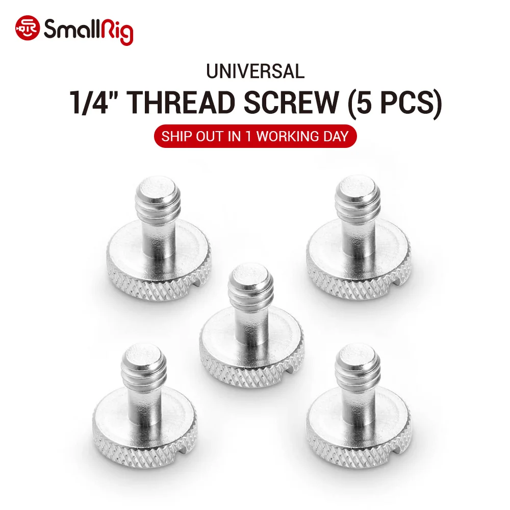 Винт для крепления камеры SmallRig 1/4 дюйма винт штатива с резьбой длина вала 7 мм