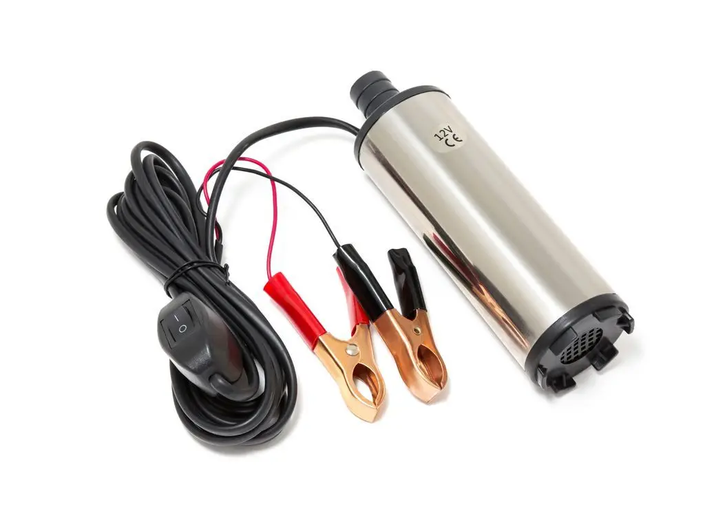 Насос для перекачки топлива (12V, 60W, 30л/мин, ?51мм, ? выходного отв. 19мм) Rock FORCE RF-ST33-12