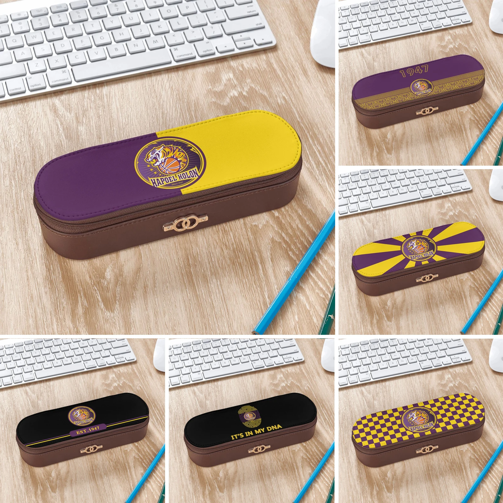 

Чехол Hapoel Holon Bc большой емкости для карандашей, легкий и вместительный органайзер для фотокарандашей с молнией