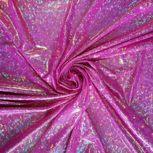 Gold holo pink Новая biflex ткань, 200 gsm блестящая ткань для купальников, 4 способа растягивания, biflex, лайкра ткань, спандекс, MK - Цвет: Gold holo pink