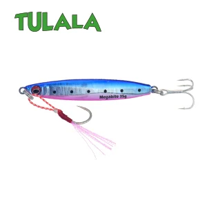 Blue Pink Tulala Металл литой 35 г джиг ложка Shore отсадка литья свинцовая Рыбная Морская рыбалка на щуку Приманка снасти вобберы жесткие приманки - Цвет: Blue Pink