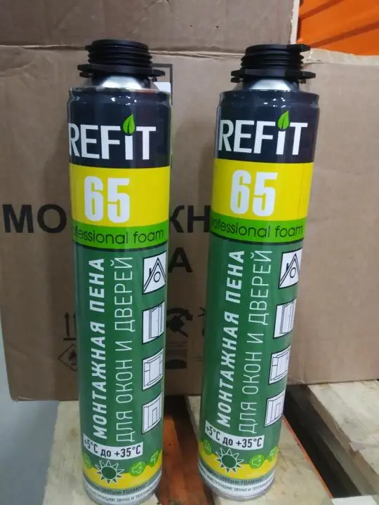 Пена монтажная профессиональная 65л. всесезонная|Монтажный пистолет| |