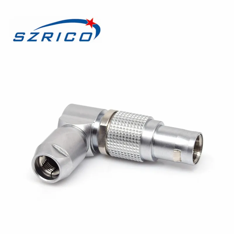 

M12 1B 360 Rotation Right Angled 5-Pin Rico Connector Use For Timecode Cable