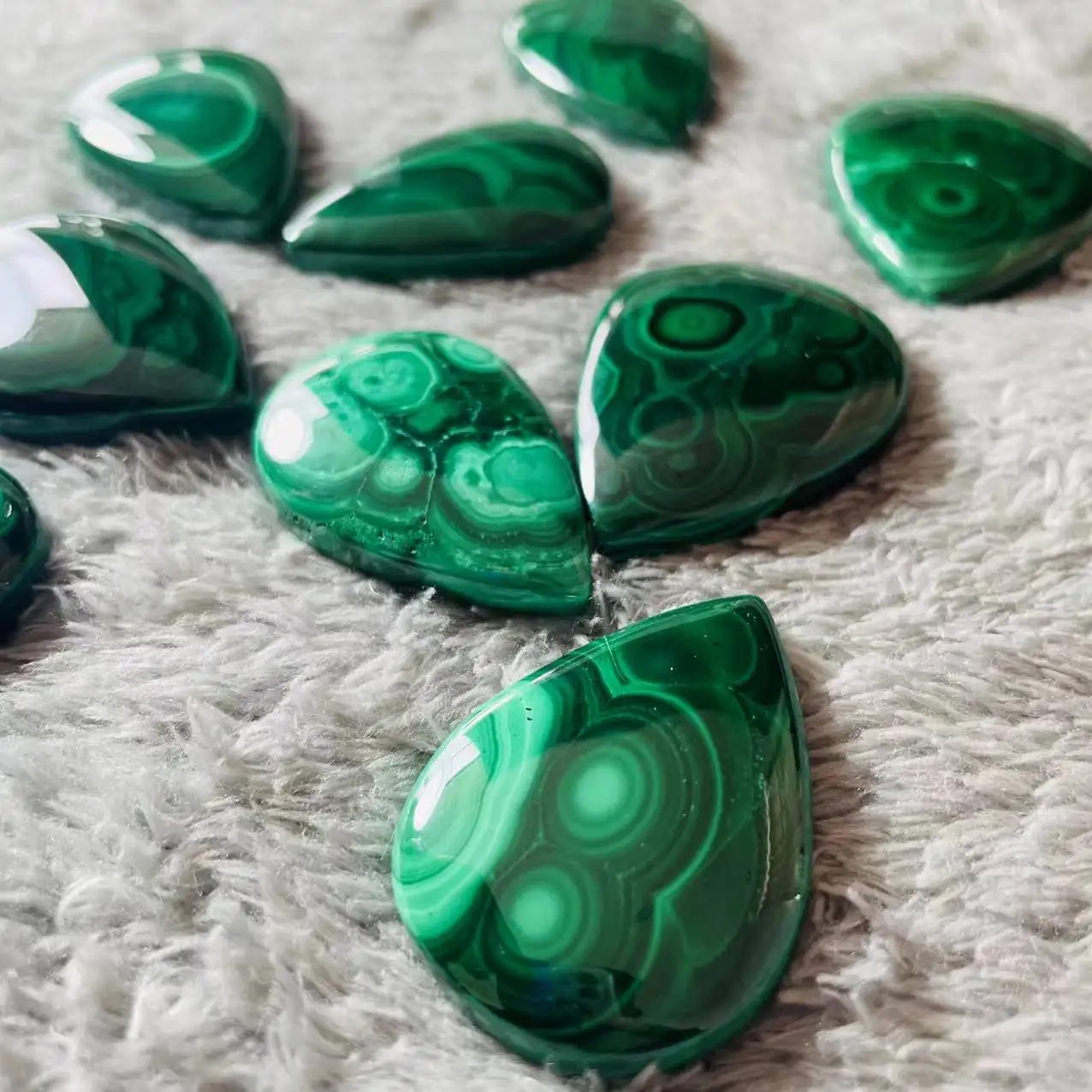 

Malachite Water Drop Necklace Natural Stone Yoga Macrame Energy Necklace Women Men Fashion Jewelry Accessories