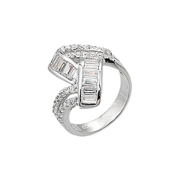 

Серебряное 925 пробы кольцо с цирконием