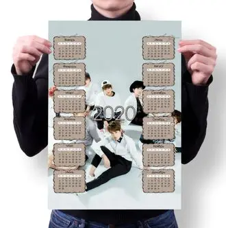 Календарь настенный на 2020 год BTS БТС №1 А4 |