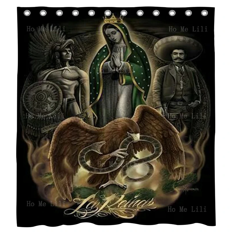 

Virgin Guadalupe Religious Icons The Greek Goddess Of Luck European Classical Angel Aurora Eos Shower Curtain By Ho Me Lili