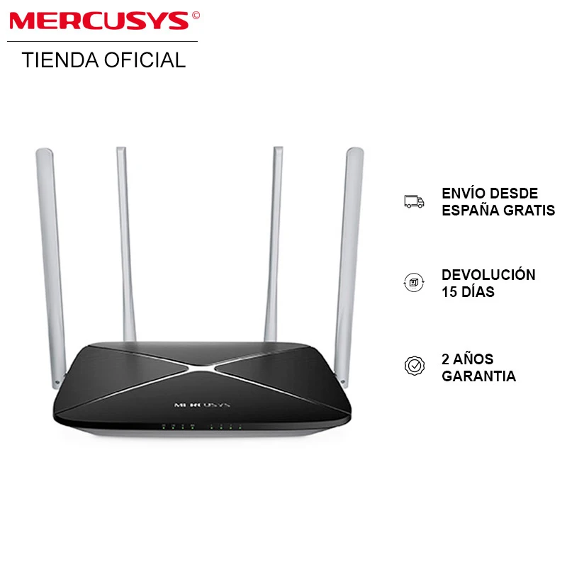 Wi Fi роутер Merusys AC12 быстрая скорость двухдиапазонный AC 1200 Мбит/с 2 4 ГГц (300 Мбит/с) и 5