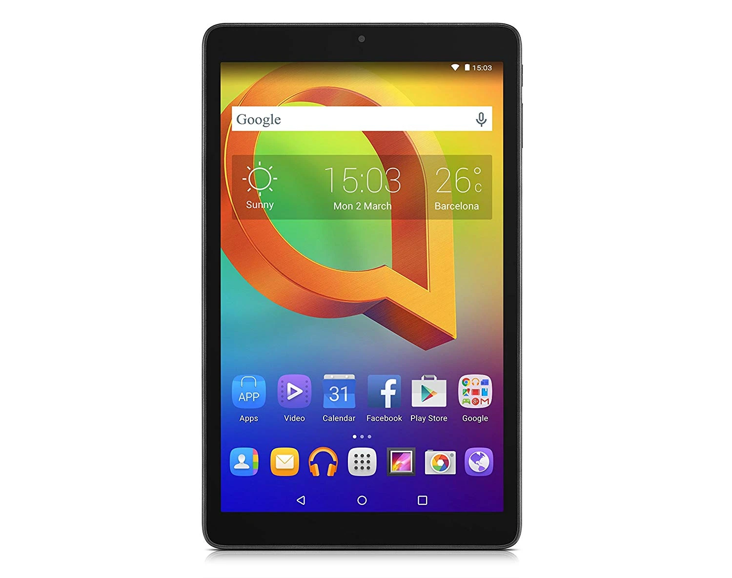 Планшет Alcatel A3 (8079) черный цвет (черный) полоса WiFi GB 16 de Memoria Interna 1gb Ram экран 10 1