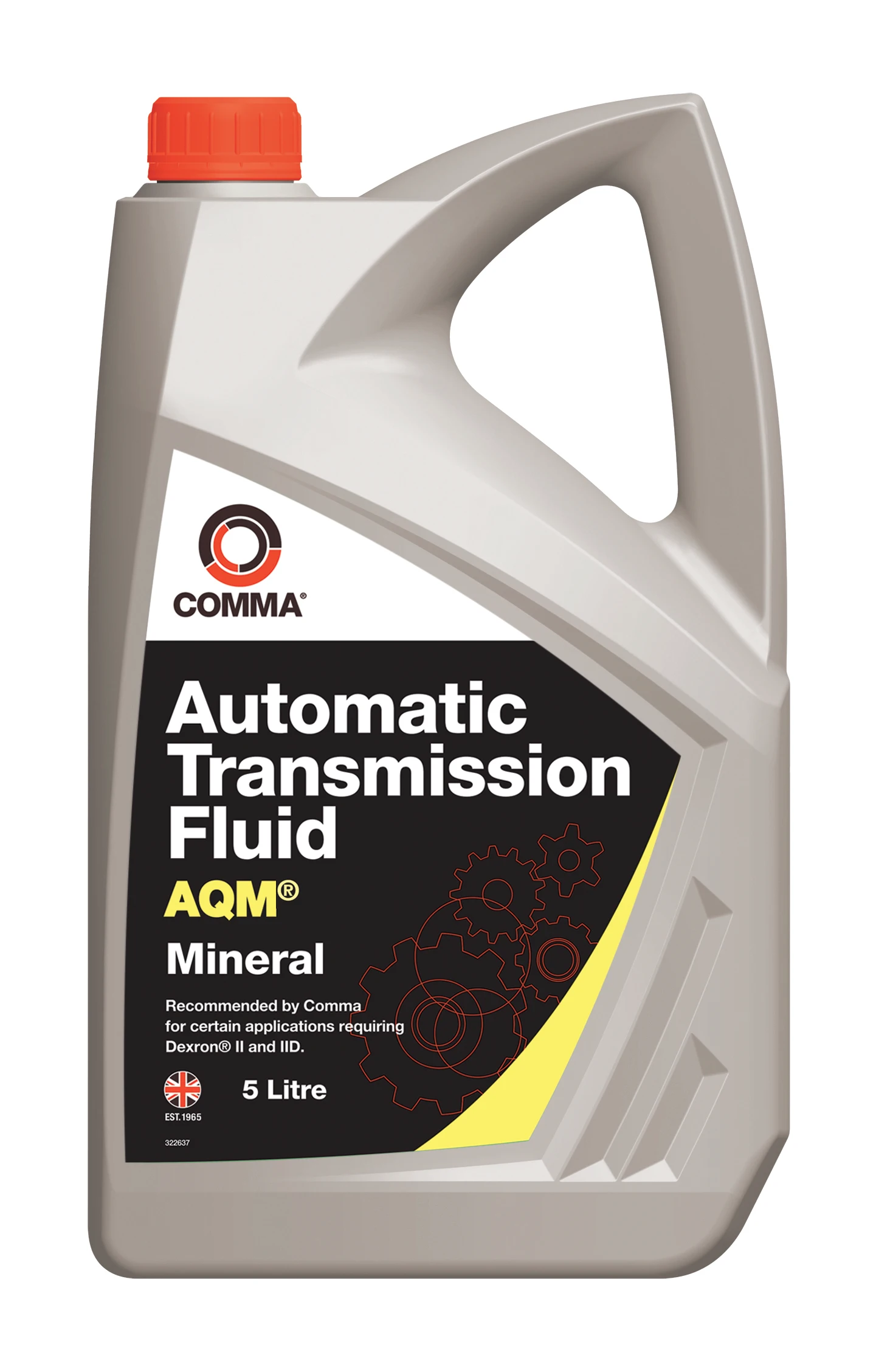 Трансмиссионное масло COMMA AQM ATF 5л минеральное | Моторное
