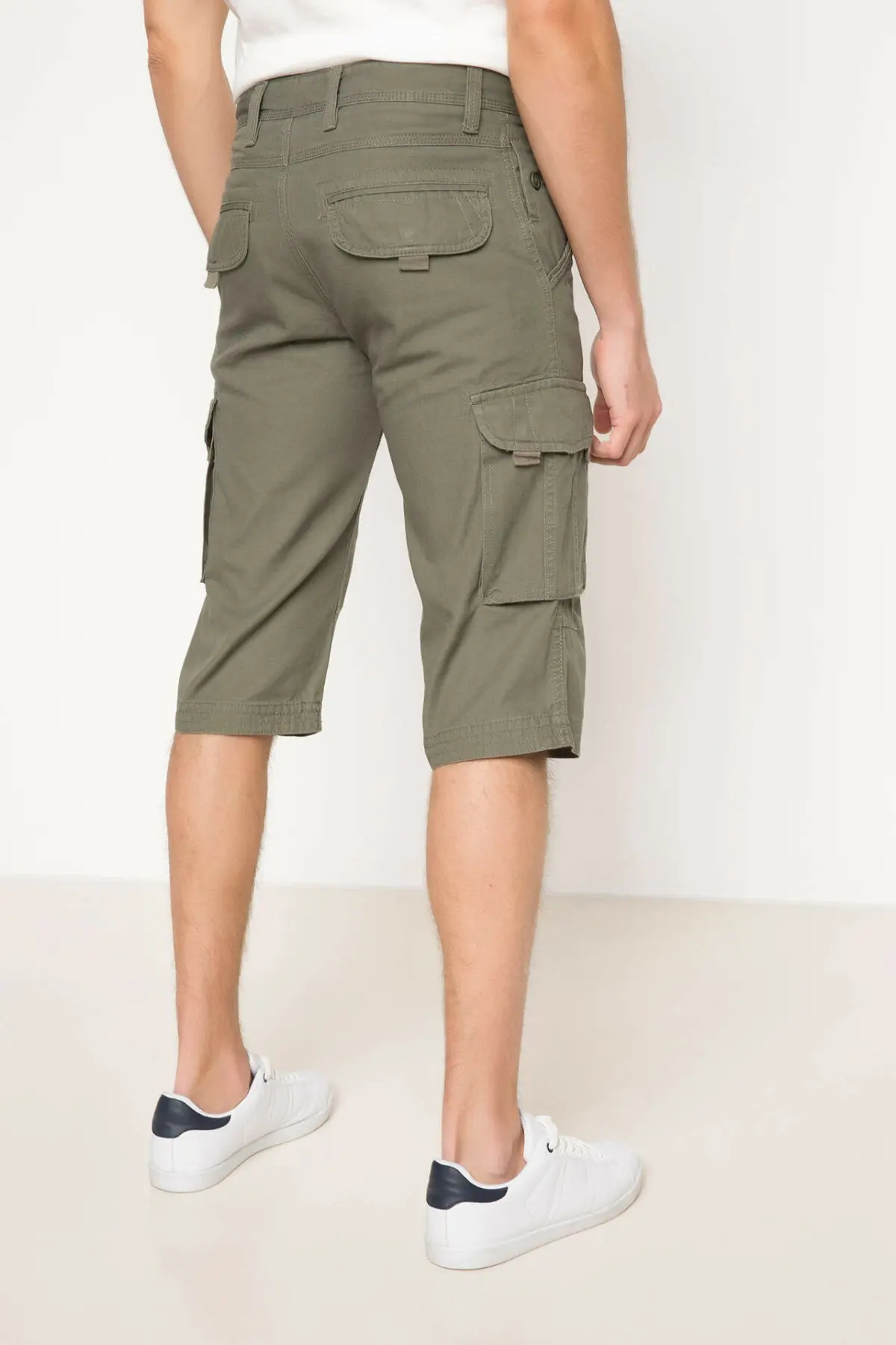 DeFacto Модные мужские свободные брюки повседневные шорты-карго летние шорты для