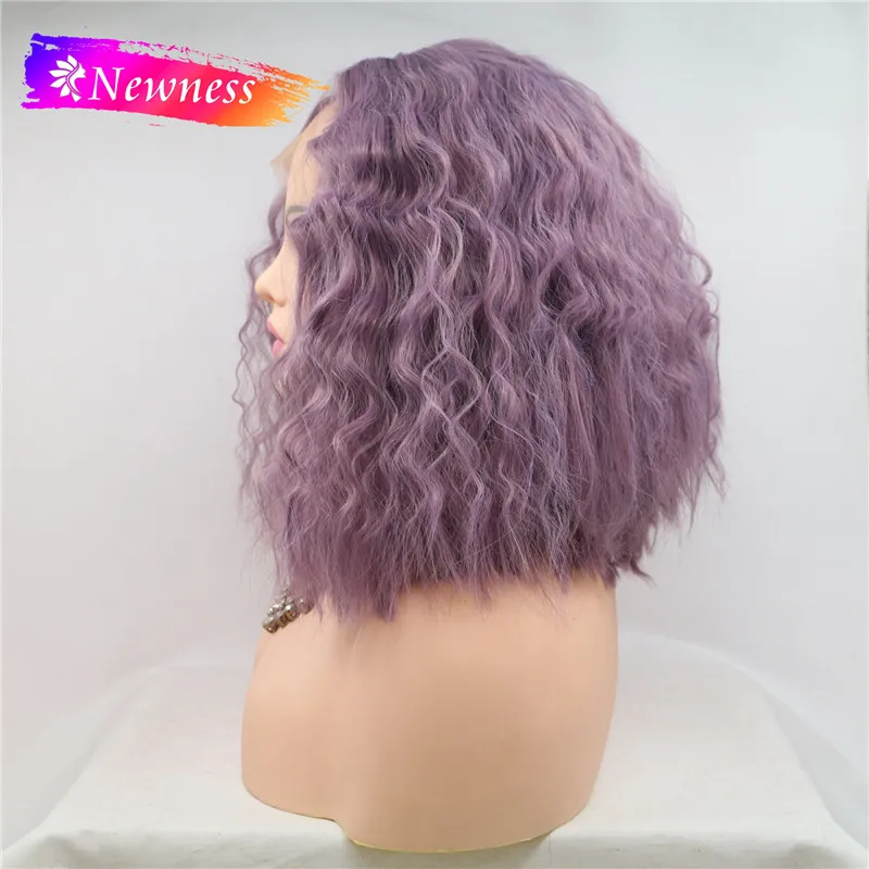 Парик Newness с короткими вьющимися волосами 13x4 синтетический парик без клея