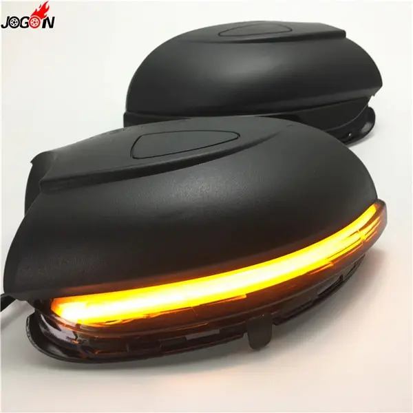 Without hole Для Volkswagen VW GOLF 6 VI MK6 GTI R line R20 Touran динамический мигалка светодиодный светильник сигнала поворота боковое зеркало индикатор последовательного - Цвет: Without hole