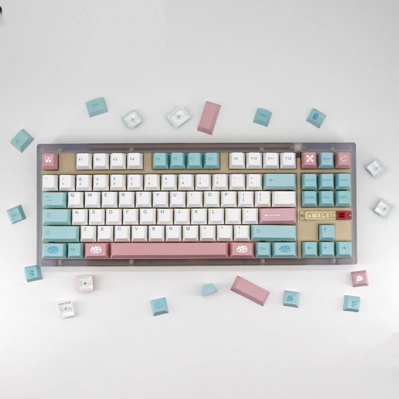 142 клавиш GMK Noel колпачки для Cherry Profile PBT механическая клавиатура с сублимационной