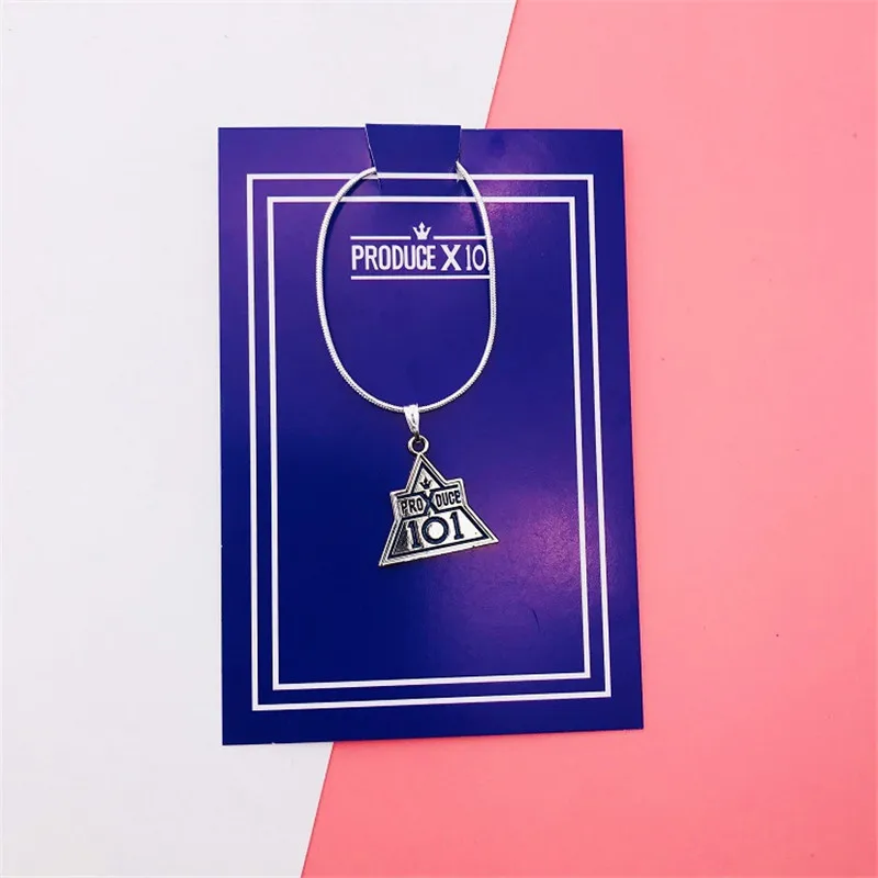 KPOP BLACKPINK TWICE SEVENTEEN GOT7 NCT X1 Bangtan ожерелье для мальчиков стальная подвеска ювелирные изделия ProduceX101 Flash