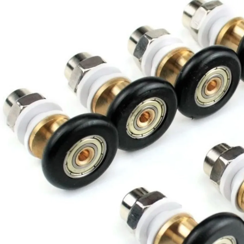 22 25 мм Ролики для дверей душевых кабин. Латунные ролики кабин с эксцентриком под