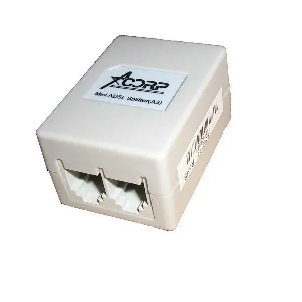 Сплиттер для ADSL-модема Acorp &quotMini ADSL Splitter (A3)" (APN735) |