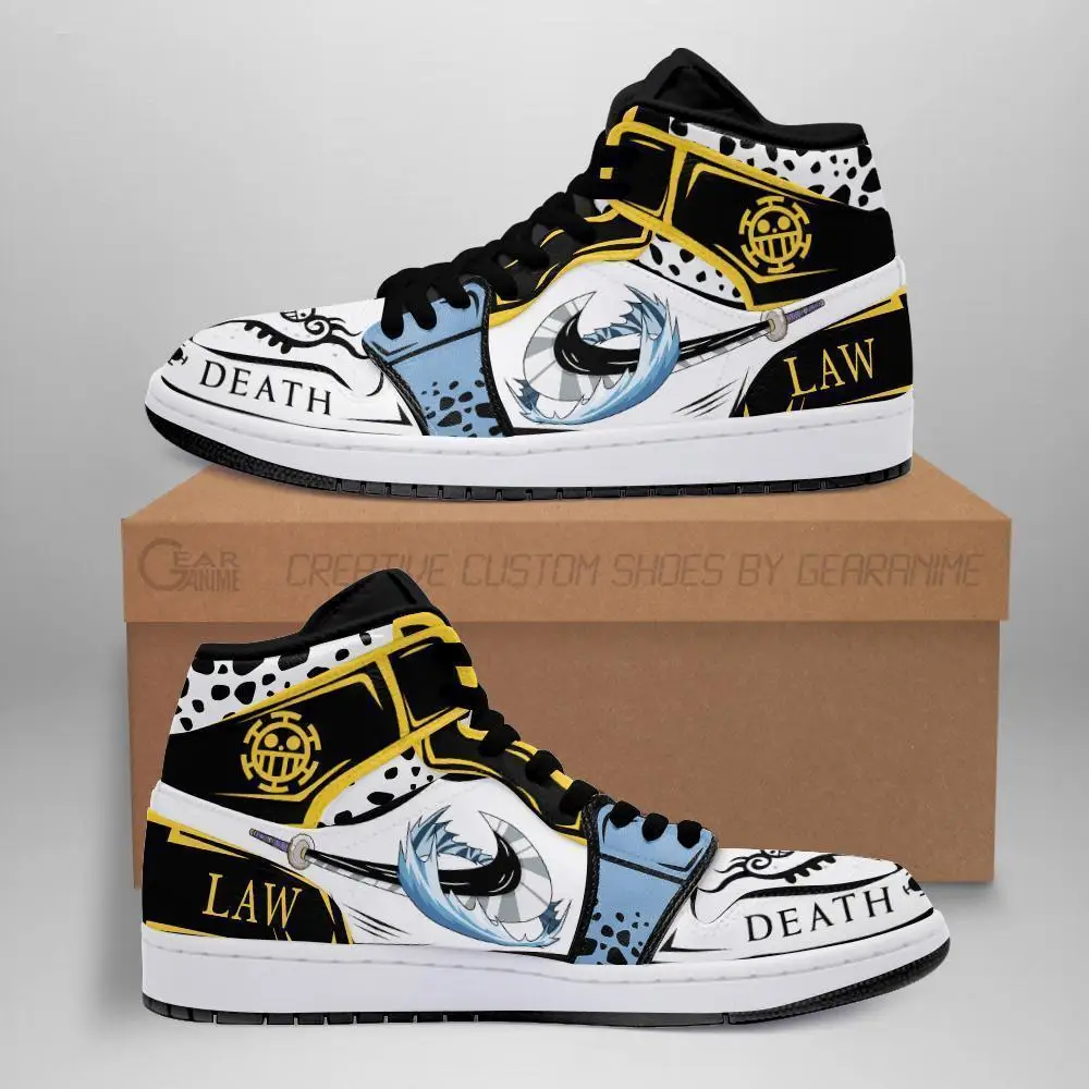 

Trafalgar Law Sneakers Room Skill One Piece Anime Shoes Fan