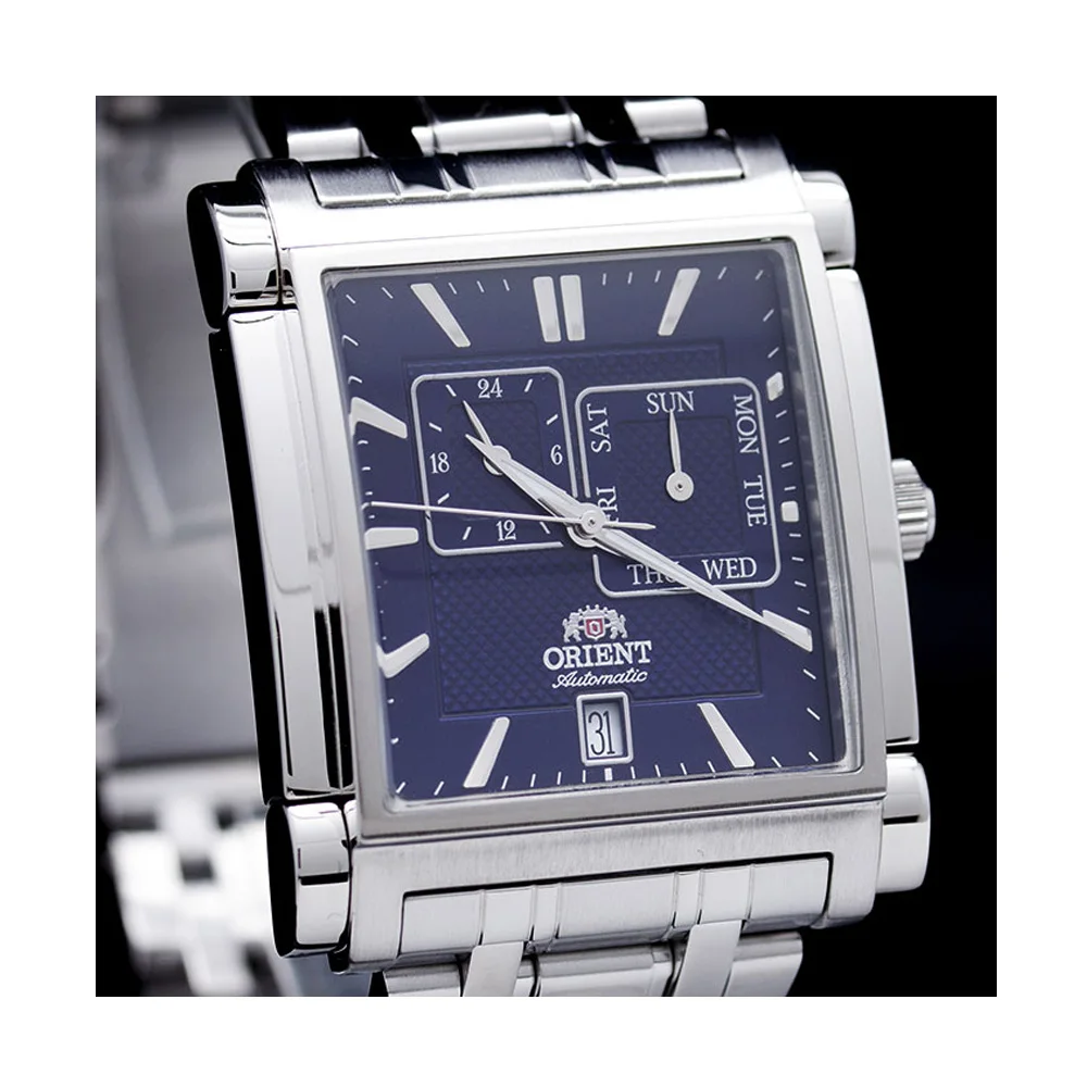 Прямоугольный корпус часов. Orient fetac002d. Orient Automatic fetac002d. Часы Orient fetac002d. Ориент FETAC.