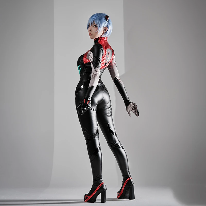 Костюм Аниме на Хэллоуин для косплея амуниме Ayanami ei Asuka Langley Soryu кожаные