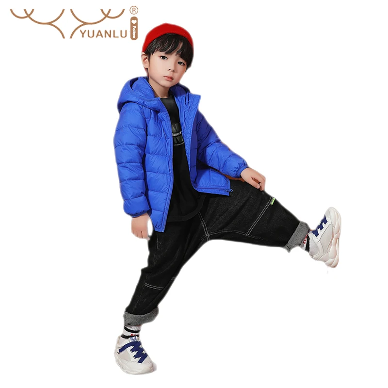 

Girls Warm Coat Hooded Windproof Winter Clothing for Kids Zipper Fashion Teenage Boys Winter Jacket