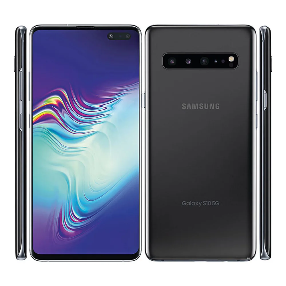 Samsung Galaxy S10 5G G977B/U Global Version 6.7" 8GB RAM 256GB ROM Octa Core 4 Camera NFC Exynos 9820 Mobile Phone Refurbished
