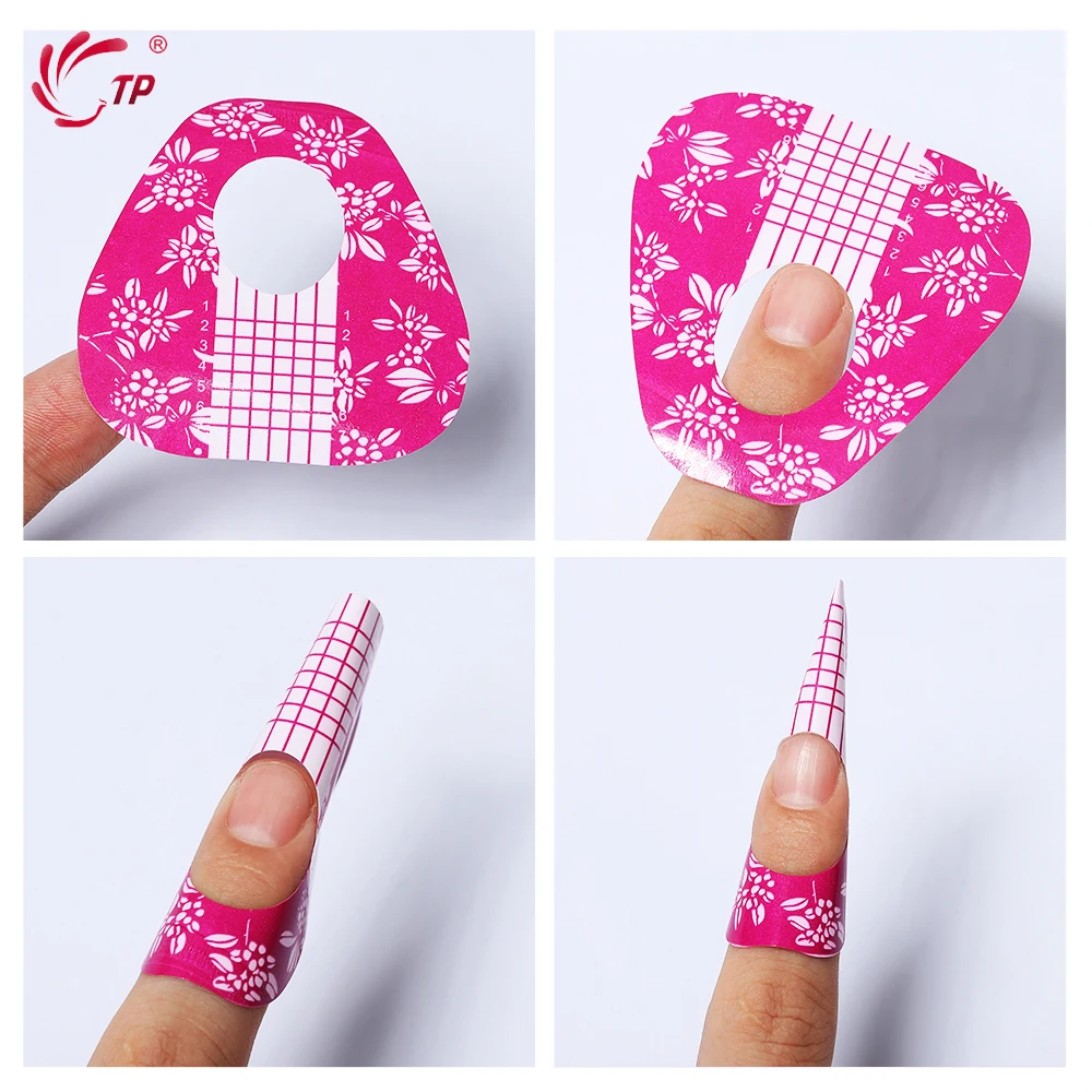 TP 1 Набор форм для дизайна ногтей французский акрил УФ-гель Типсы наращивания