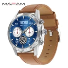MAFAM DT70 Смарт-часы мужские умные часы Беспроводное зарядное устройство 1,39 дюймов полный экран Роскошные IP68 Водонепроницаемые часы для Android ios